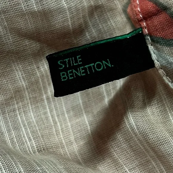 United Colors Of Benetton Floral Blouse - Pink and Red - Picture 4 of 7